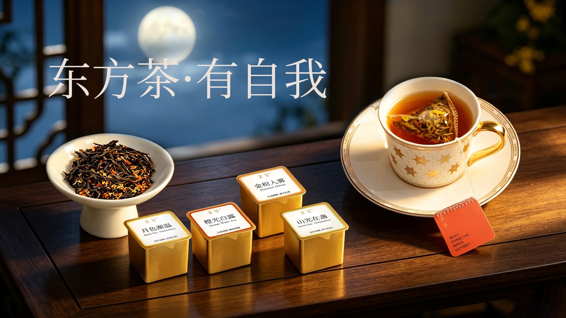关茶 全年 · 东方茶礼 系列主视觉